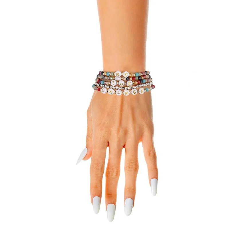 cute braided bracelet for girls-Shop Now: Beaded Bracelets for Women - Symbolize Change Today!