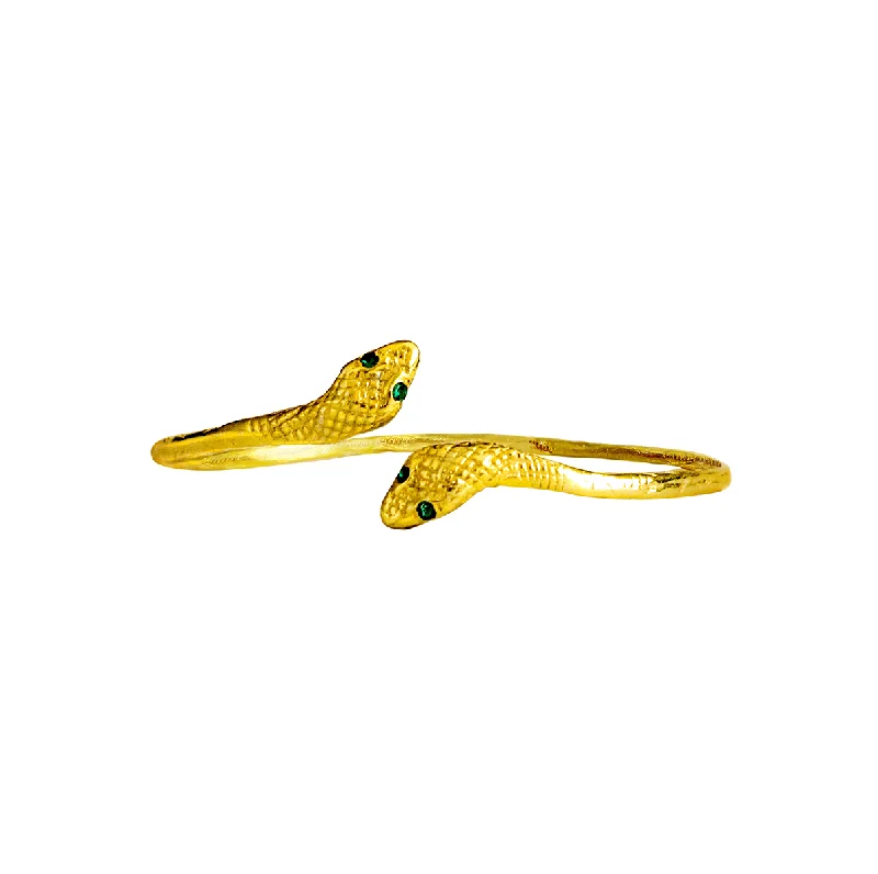 men's gold bangle bracelet-Snake RADA Bracelet