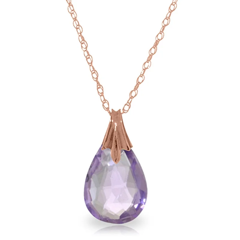 elegant silver bar pendant necklace-3 Carat 14K Solid Gold Strive To Be Natural Amethyst Necklace