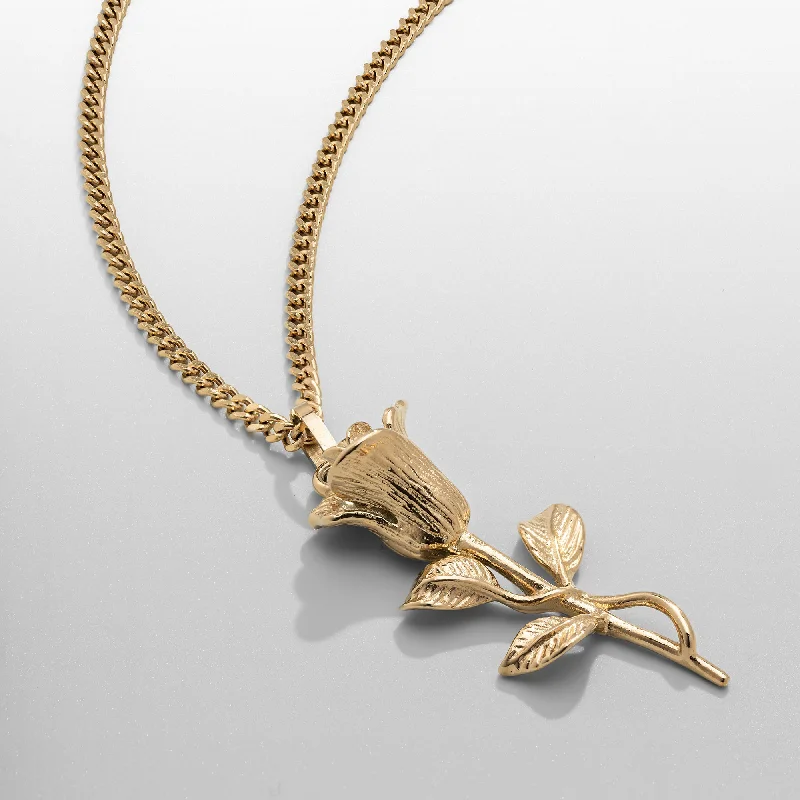 minimalistic chain necklace-Rose (Gold)