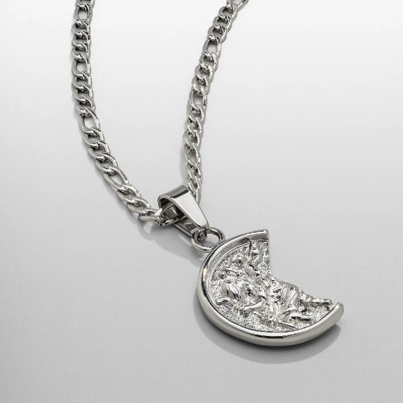 celestial star charm necklace-St. Christopher (Silver)