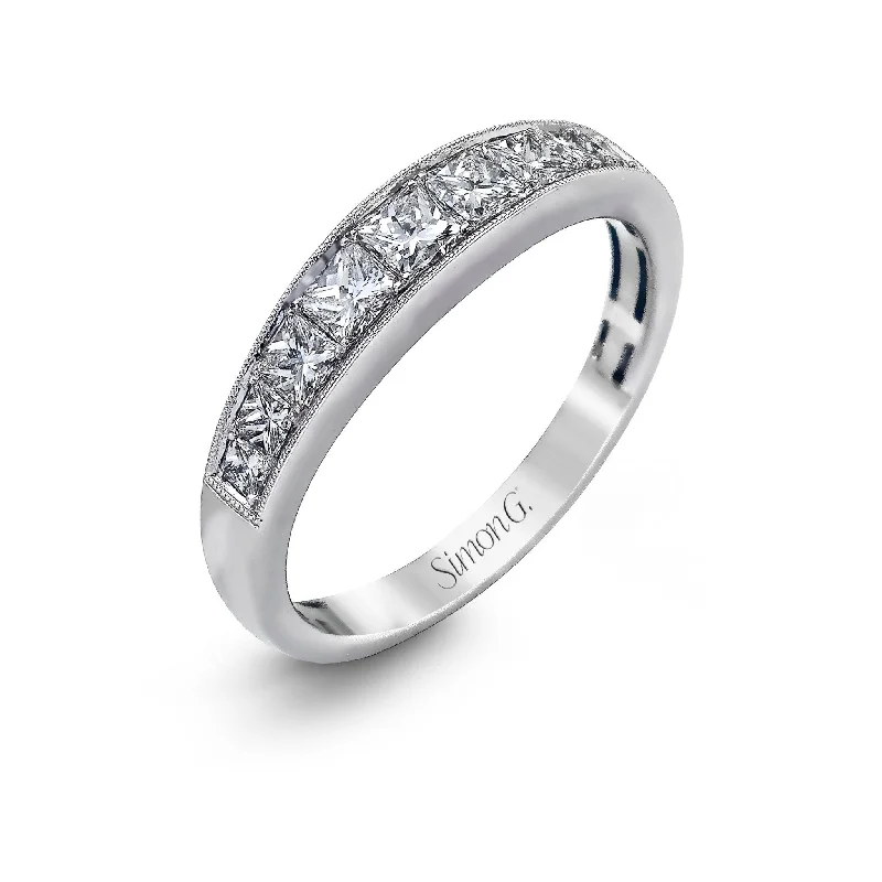 women’s platinum engagement rings with diamond pave-Simon-set Wedding Band in 18k Gold with Diamonds