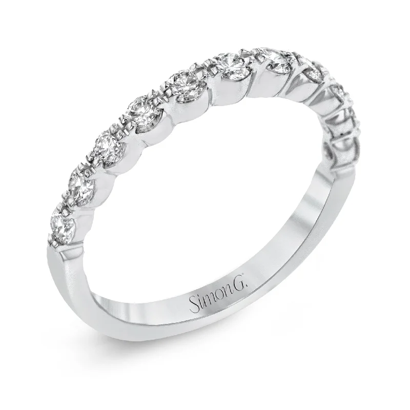 women’s wedding rings with swirl diamond designs-Eternity Wedding Band in 18k Gold with Diamonds