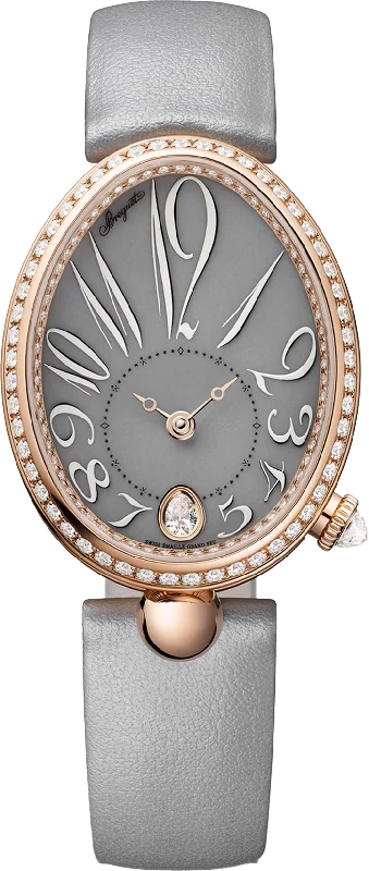 watches for women with adjustable straps for comfort-Breguet Reine De Naples 8918 Grey Dial Women 36.50 mm