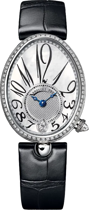 smartwatches with text and call notifications for convenience-Breguet Reine De Naples 8918 Mother of Pearl Dial Women 36.50 mm