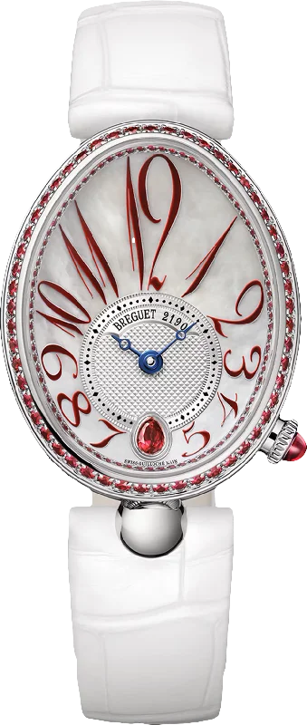 smartwatches for men with built-in music player and fitness apps-Breguet Reine De Naples 8918 Mother of Pearl Dial Women 36.50 mm