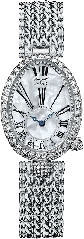 best women’s watches for work with simple and elegant design-Breguet Reine De Naples 8928 Mother of Pearl Dial Women 33 mm