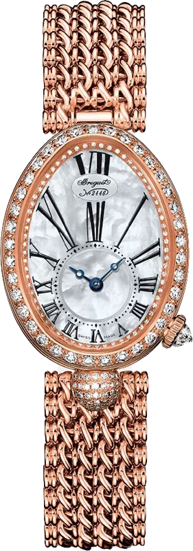 hybrid smartwatches with health tracking and stylish looks-Breguet Reine De Naples 8928 Mother of Pearl Dial Women 33 mm