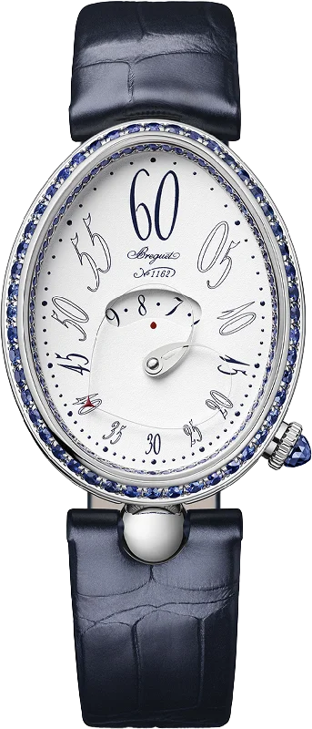 fitness watches with heart rate monitoring and GPS for workouts-Breguet Reine De Naples 9838 White Dial Women 36.50 mm