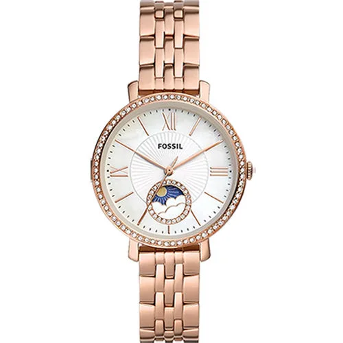 hybrid watches with a blend of tech and traditional aesthetics-Fossil Jacqueline White Mother-Of-Pearl Dial Women 36mm