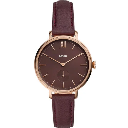 luxury watches with gold-plated designs for timeless appeal-Fossil Kalya Purple Dial Women 36mm