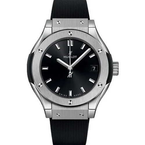 watches with smart features for productivity and lifestyle management-Hublot Classic Fusion Black Dial Women 33mm 581.NX.1470.RX