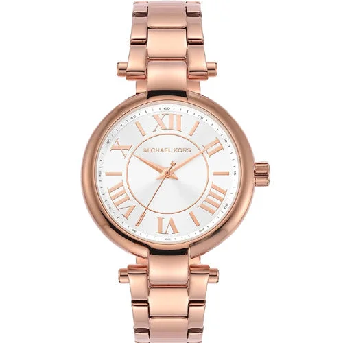 stylish women’s watches with bold color options for every look-Michael Kors Laney Silver Dial Women 38mm MK7419