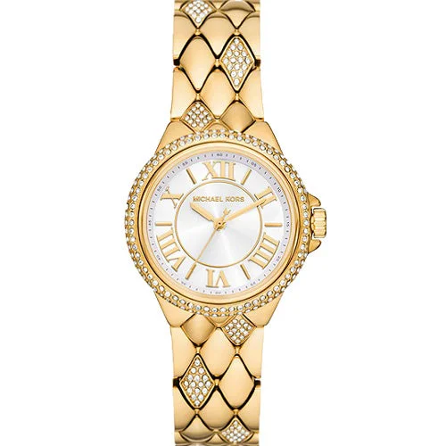 luxury watches for men with elegant gold detailing-Michael Kors Mini Camille White Dial Women 33mm