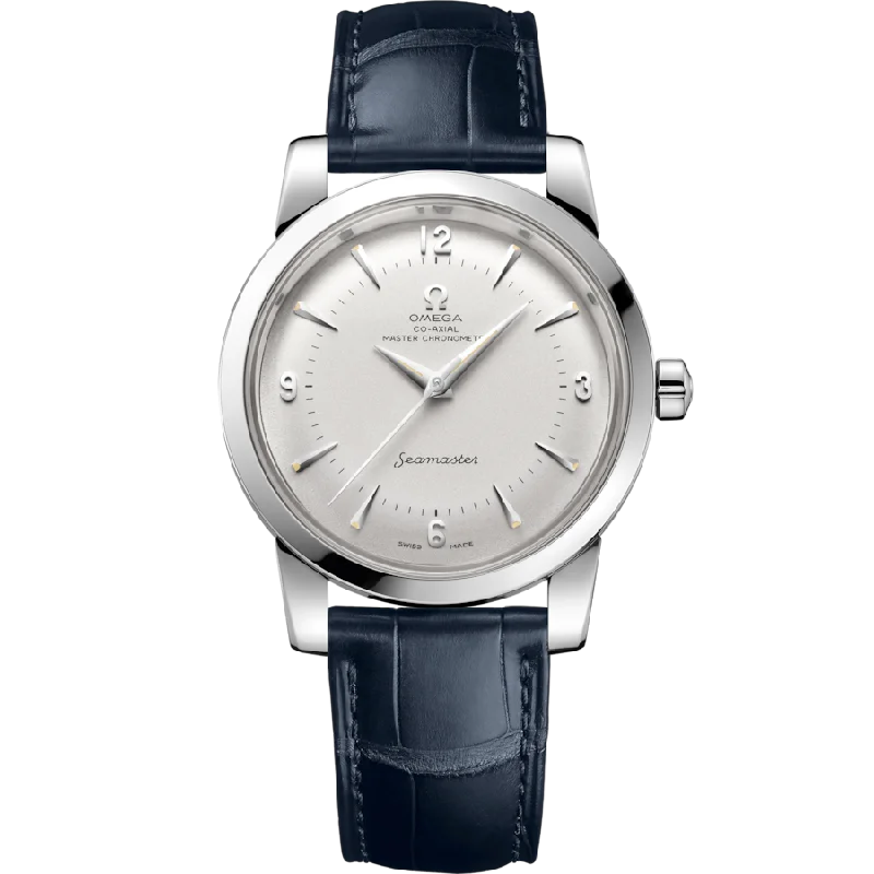 luxury watches for men with intricate mechanical design-Omega Seamaster 1948 Silver Dial Women 38MM