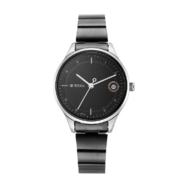 eco-friendly watches with natural materials for sustainability-TITAN Women WORKWEAR - 2649KM01