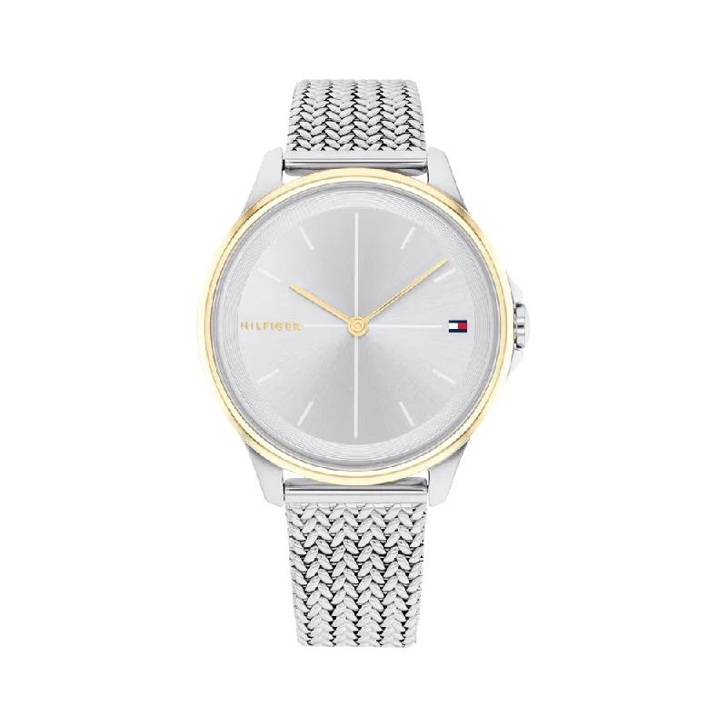 men’s watches with automatic movement and luxury appeal-Tommy Hilfiger Silver White Dial Women Watch NCTH1782357W