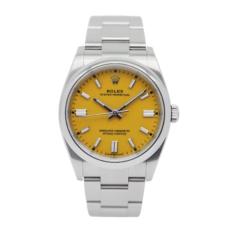 fitness watches with built-in GPS and heart rate sensor for runners-Rolex Oyster Perpetual 36 Stahl 2020 - 126000