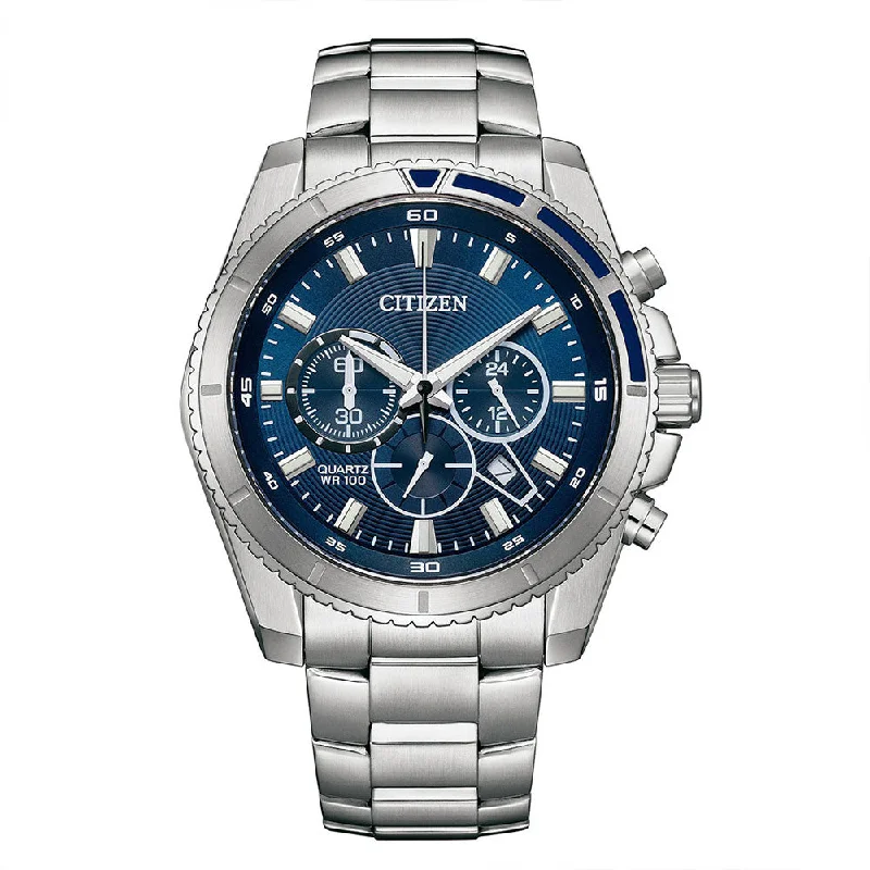 watches with date and moonphase complication for sophisticated style-Citizen AN8201-57L Men Watch