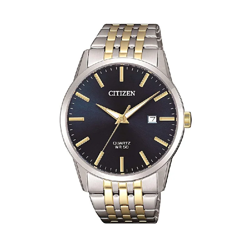 stylish watches for women with rose gold accents-CITIZEN Analog Blue Dial Men's Watch-BI5006-81L