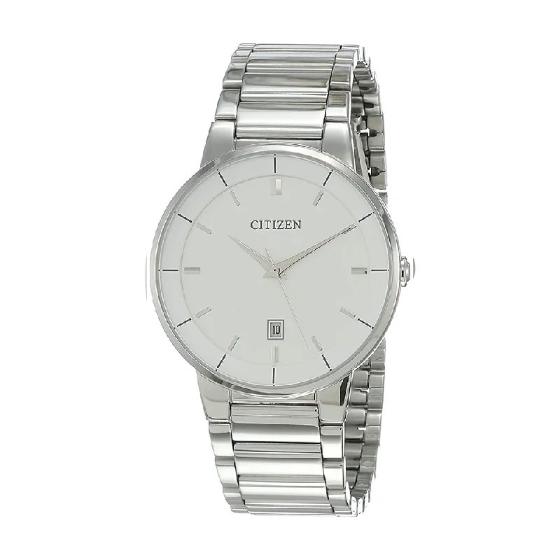 classic watches with Swiss automatic movement for precision-Citizen Analog White Dial Men's Watch-BI5010-59A