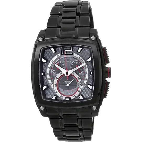 watches with leather and stainless steel for modern appeal-Citizen AT0749-54E Men Watch