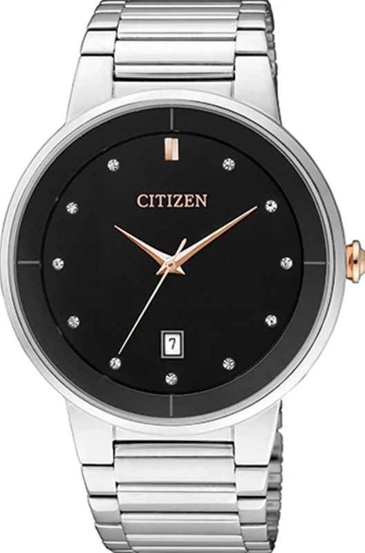 waterproof smartwatches for active outdoor enthusiasts-Citizen BI5014-58E Men Watch