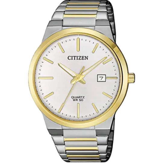 watches with luminous hands and markers for low-light visibility-Citizen BI5064-50A Men Watch