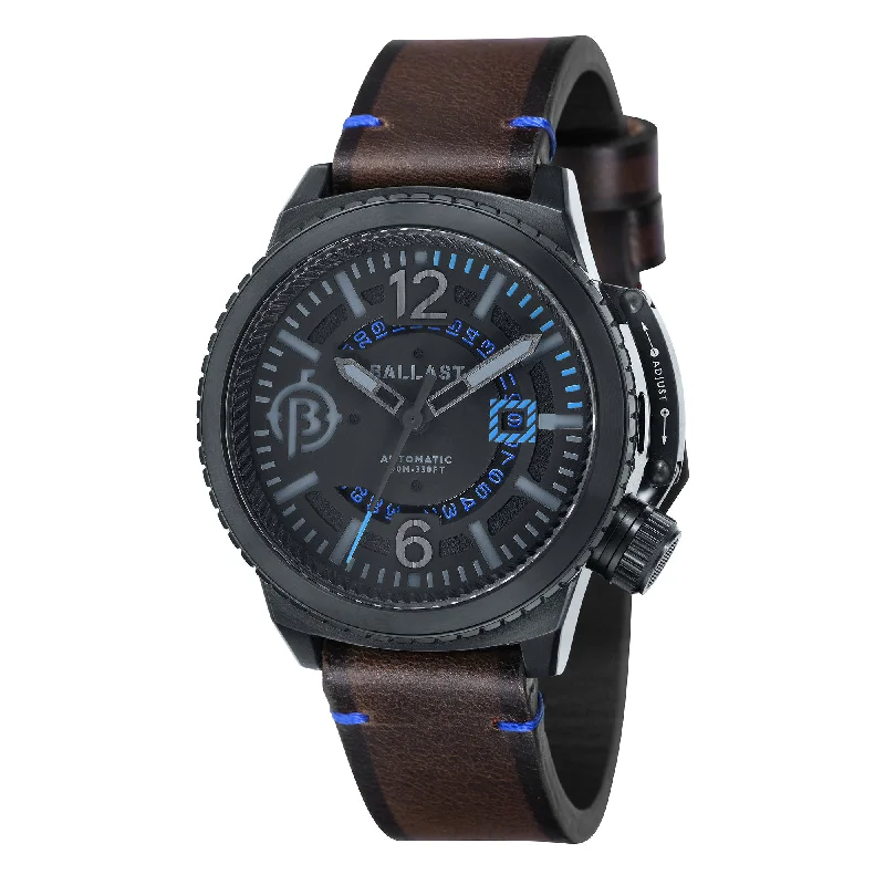 watches with digital displays for easy access to information-REGIMENT BLACK