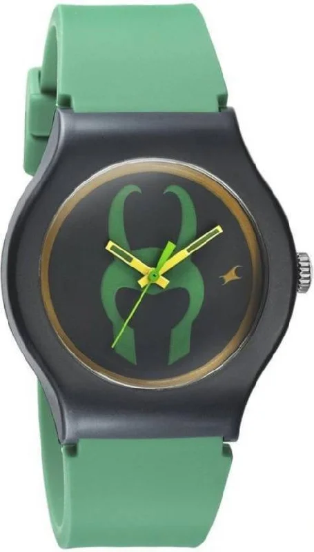 watches for men with rubber straps and shock-resistant designs-Thor From Avengers End Game Green