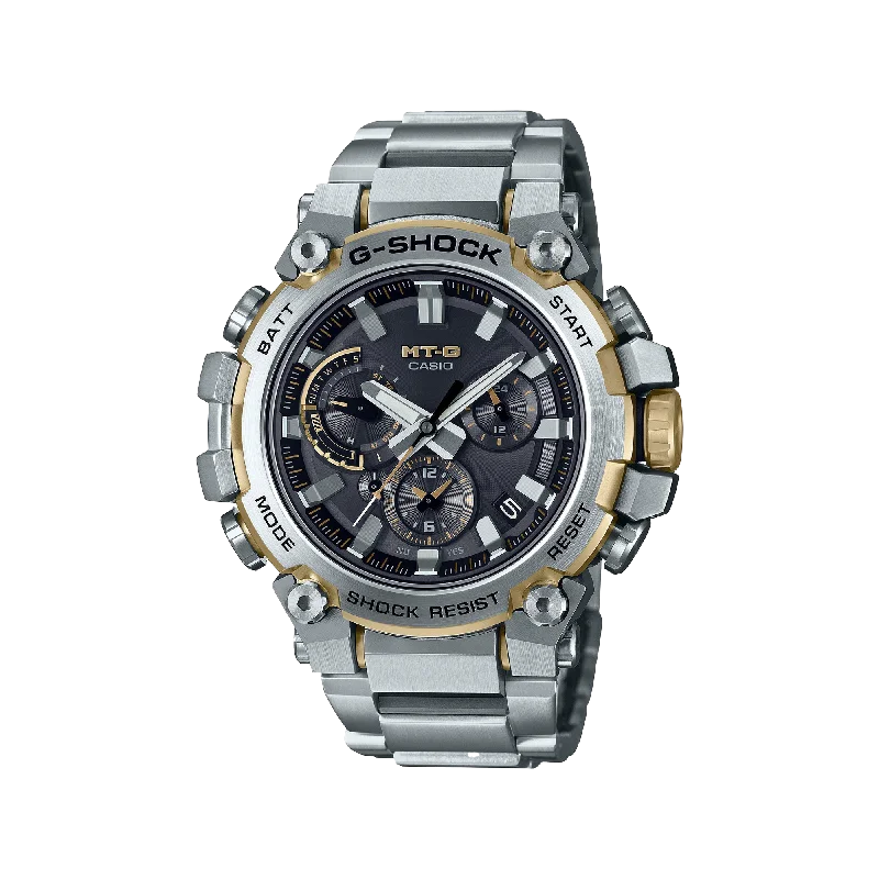 solar-powered watches with retro design for fashion-conscious individuals-G-SHOCK MTGB3000D-1A9