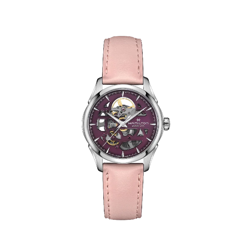 watches for women with interchangeable straps for versatility-Hamilton Jazzmaster Skeleton Lady Auto