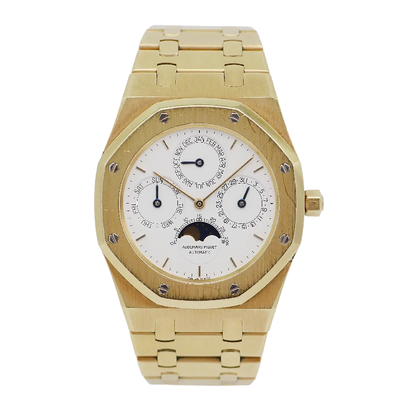 diving watches for deep sea divers with 1000-meter water resistance-Audemars Piguet Royal Oak Perpetual Calendar Gelbgold 1993 - 25654BA