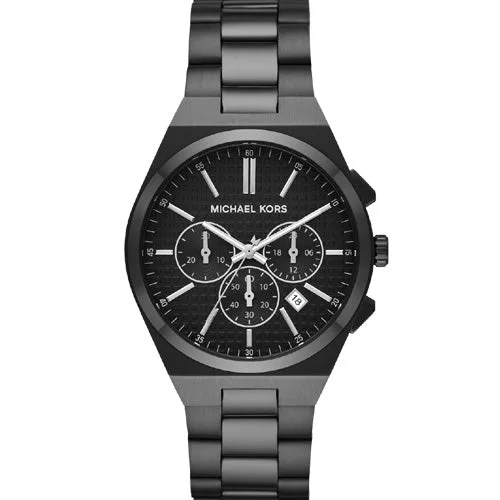 stylish women’s watches with interchangeable metal and leather bands-Michael Kors Lennox Black Dial 40mm