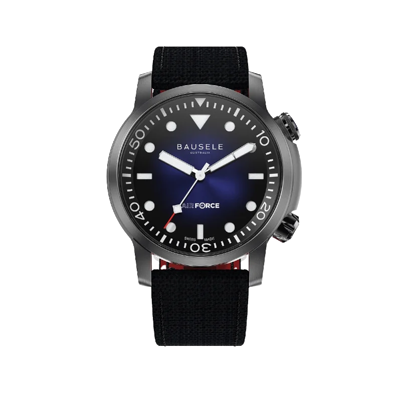 hybrid watches for men with analog design and digital features-Bausele 5th Generation - RAAF Limited Edition