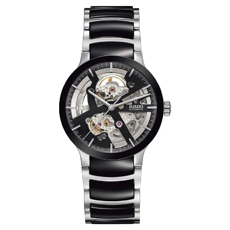 best watches for business professionals with sleek designs-Rado Centrix Black Dial Unisex 38mm